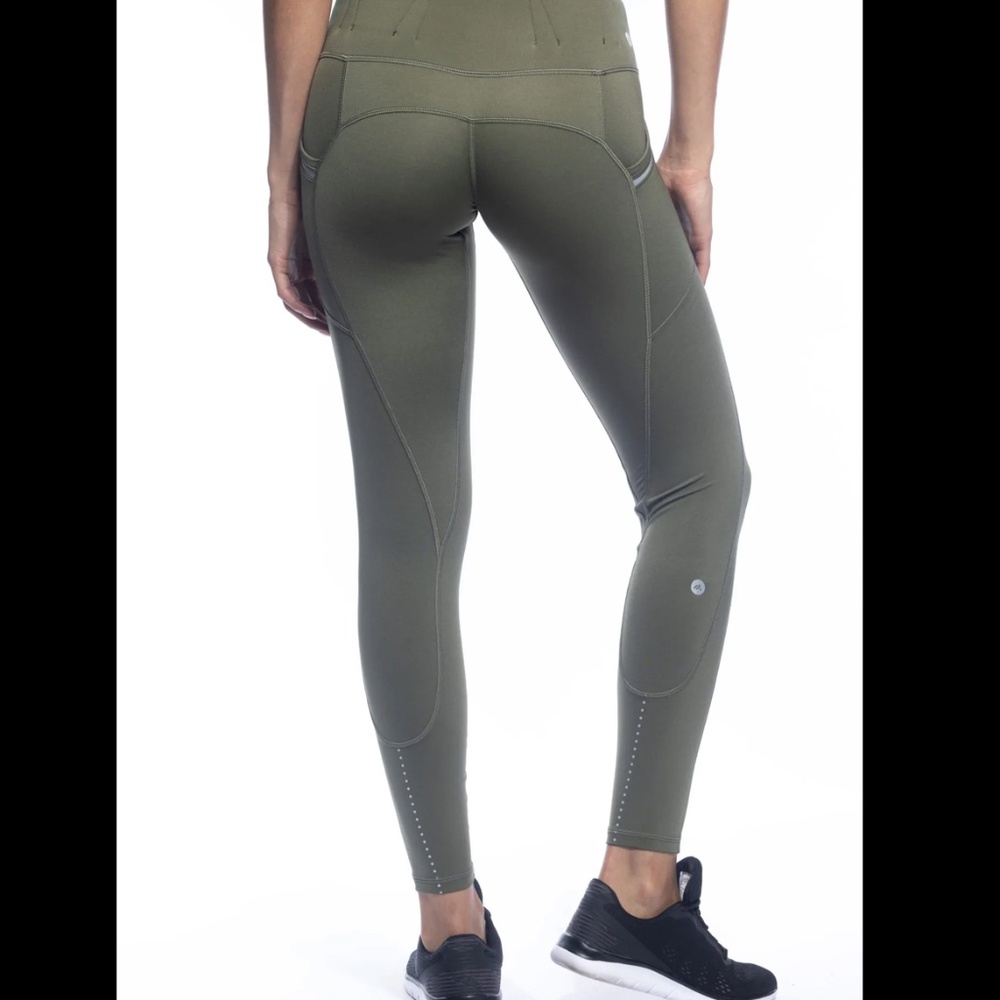 Alexo Athletica The Signature Pant 3.0 in Green Size Medium Concealed Carry - Picture 7 of 13